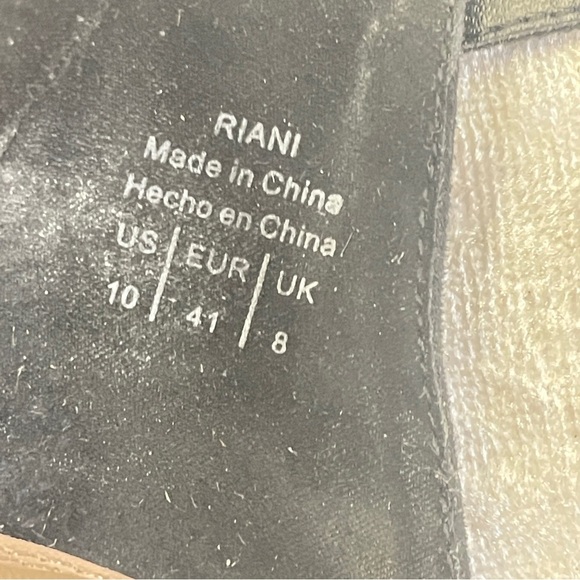 Kelly & Katie Black Ankle Strap Heels Size 10 - Picture 6 of 6